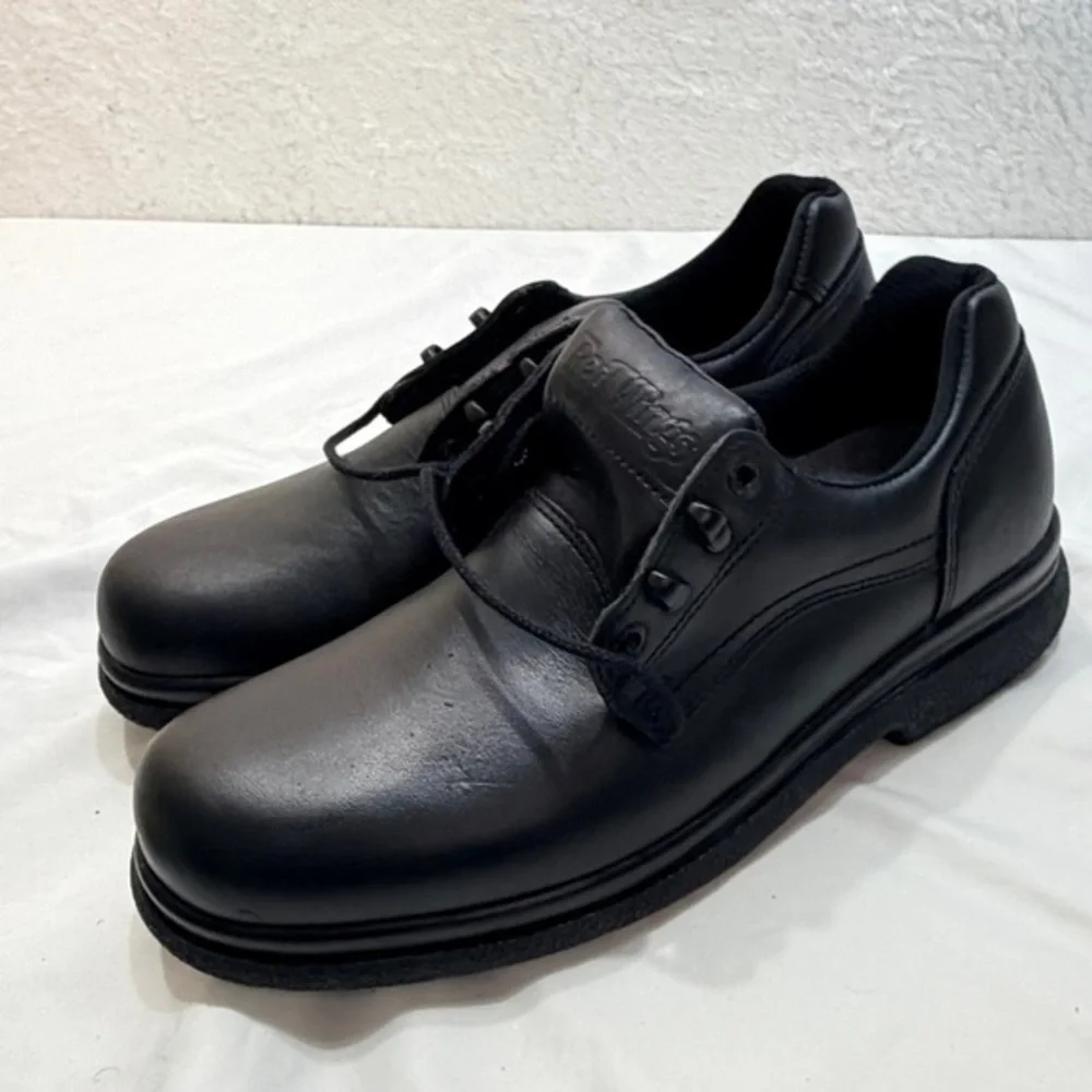 Red Wing 8618 Men's Black Leather Oxford Work Shoes Slip Resistant 11.5 D